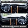 Dashboard Cover Dash Board Mat Carpet Pad for Toyota Fortuner SW4 AN150 AN160 2016- Sunshade Cushion Non-slip Accessories