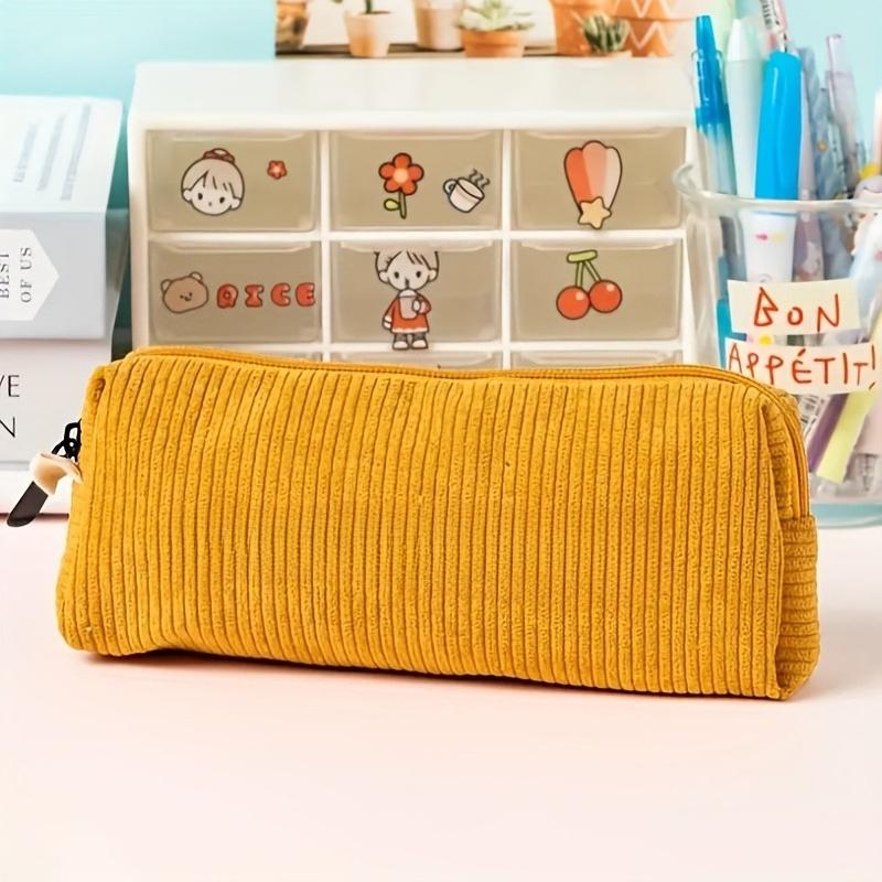 

Вельветовый пенал – Роскошный, мягкий на ощупь, Школьные и офисные принадлежности, Уникальный милый подарок для нее/него