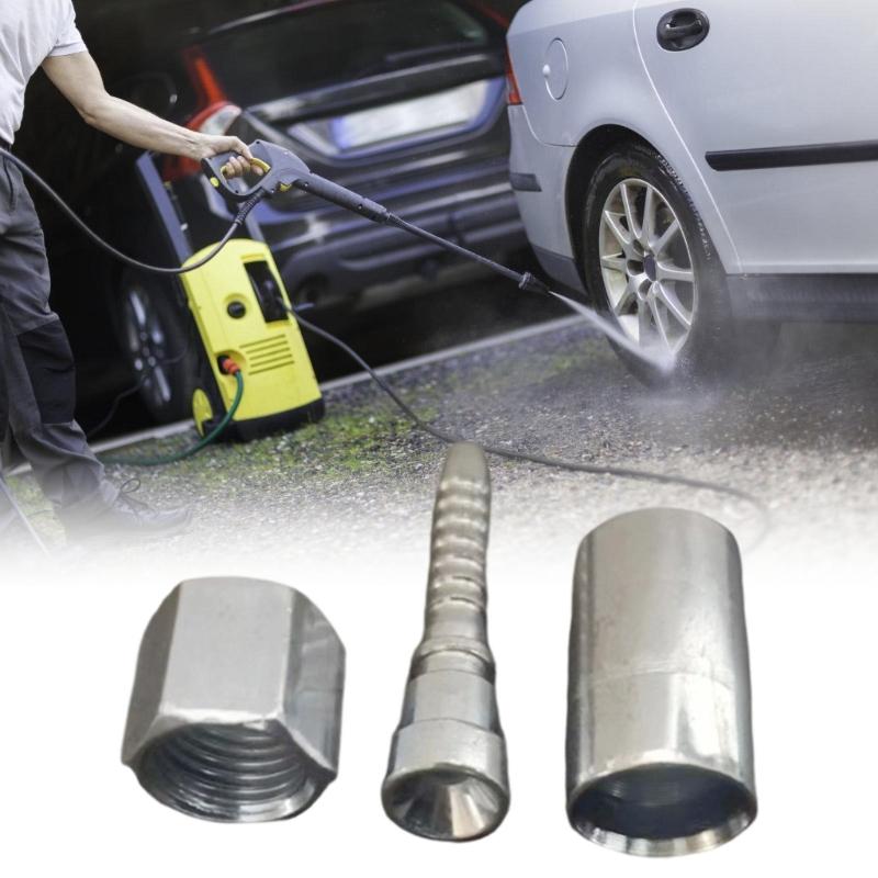 M14 Water Hose Coupling High Pressures Resistant Steel Materials Enhances Sealing Systems for Car Wash Systems