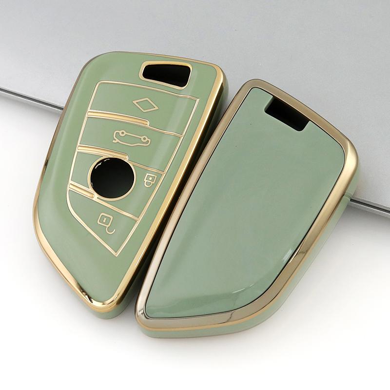 4 Buttons For BMW G20 G30 E46 E60 E90 X3 X5 X6 F15 F16 F45 F46 7 Series G11 F48 F39 New TPU Car Key Case Cover Shell Protector