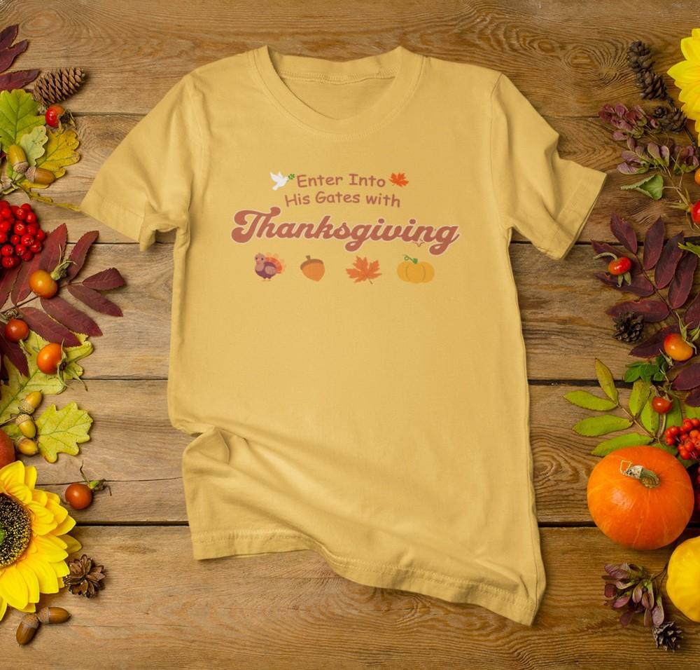 Christian Thanksgiving Shirt, Comfort Colors Shirt, Turkey Shirt, Autumn Shirt