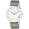 Coach Perry Watch, White Dial, Metallic Gray Leather, 36mm, Quartz Movement, Women's, 14503155