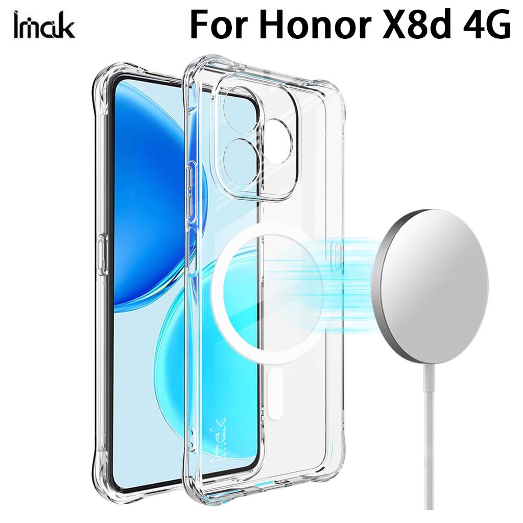 For Honor X8d 4G Phone Case IMAK Shock-resistant Soft Magnetic Case