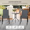 Three-Piece Outdoor Garden Set - Grey