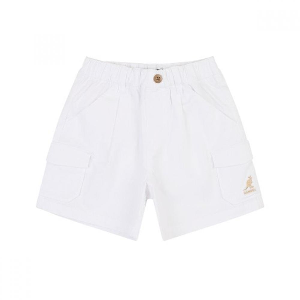 

Kangol Kids Cargo Pocket Shorts White Sb 0112 white/100