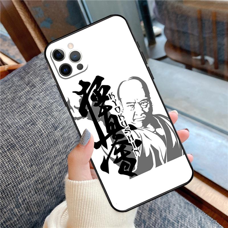 Oyama Kyokushin Karate Case For iPhone 14 12 11 15 16 Pro Max Phone Cover on iPhone 13 12 Mini X XR XS Plus Cover