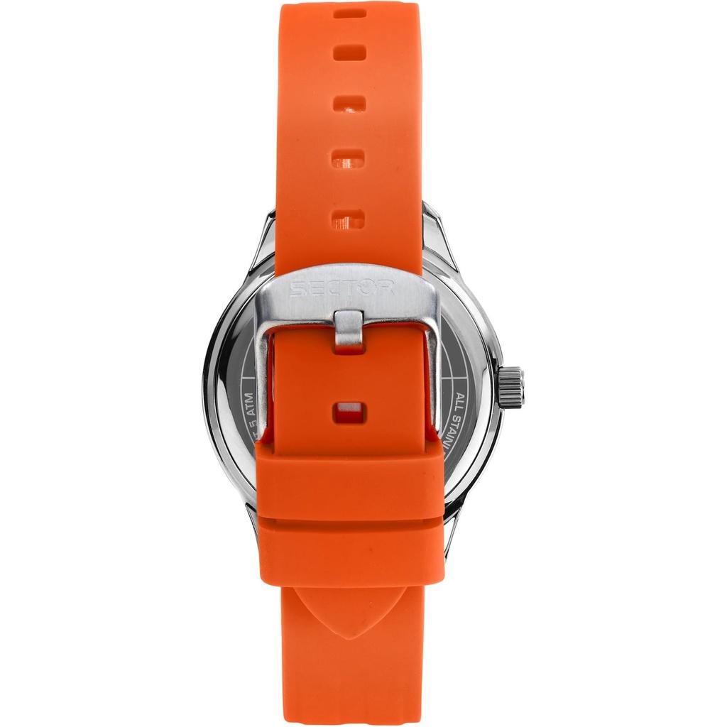 Sector 270 Silikonarmband Schwarzes Zifferblatt Quarz R3251578017 Herrenuhr