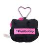 Sanrio Mascot Holder Kao Love Hello Hello Kitty Black 087599 Face-shaped (I Kitty)
