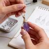 Natural Brazil Yellow Crystal Pendant With Water Droplet Design For Diy Jewelry Making
