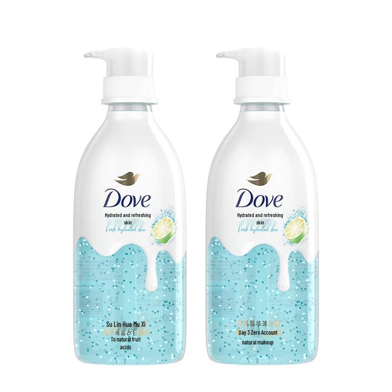 

Dove Glacier Sea Salt & White Grapefruit Essence Shower Gel 2x620g