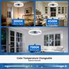 Modern Ceiling Fan With Light Room Decoration Ceiling LED Light Fan with Remote Electric Fan with LED Lamp for Home Room Bedroom