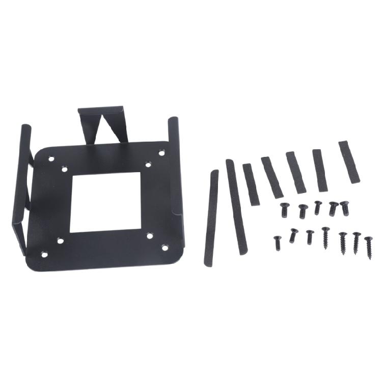 Metal Stand Under Desk Holder for Mini Desktop Computer Optimizing Desktop Organization Wall Mount Display Bracket 1