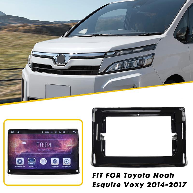 10.1 Inch Car Frame Fascia Adapter Decoder Android Radio Dash Fitting Panel Plate Kit For Toyota Noah 80 Esquire Voxy 2014-2017