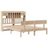 VidaXL Lit bibliothèque sans matelas 140x200 cm bois massif de pin, lit, meuble de chambre à coucher, lit avec rangement, 3321834