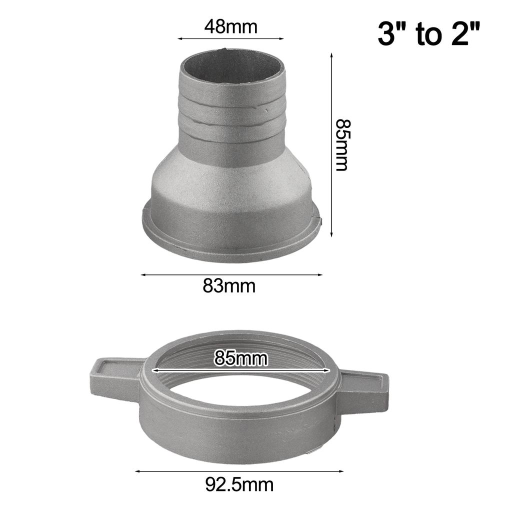 Water Pump Fittings Aluminum Pipe Joint Wrench Connector With Rubber Gasket For Water Pump Maintenance