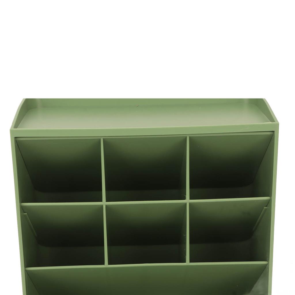 Storage Box Oblique Plug in Design Large Capacity Plastic Pen Holder   Desk Storage Rack