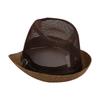 Eleganter Trilby-Hut im britischen Stil Strohhut für Karnevals Herren