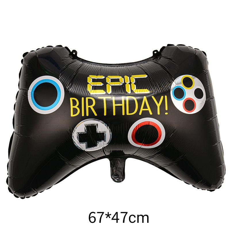 Video Game-Themed Game Controller Aluminum Foil Balloons—Cute Birthday Decorative Balloons