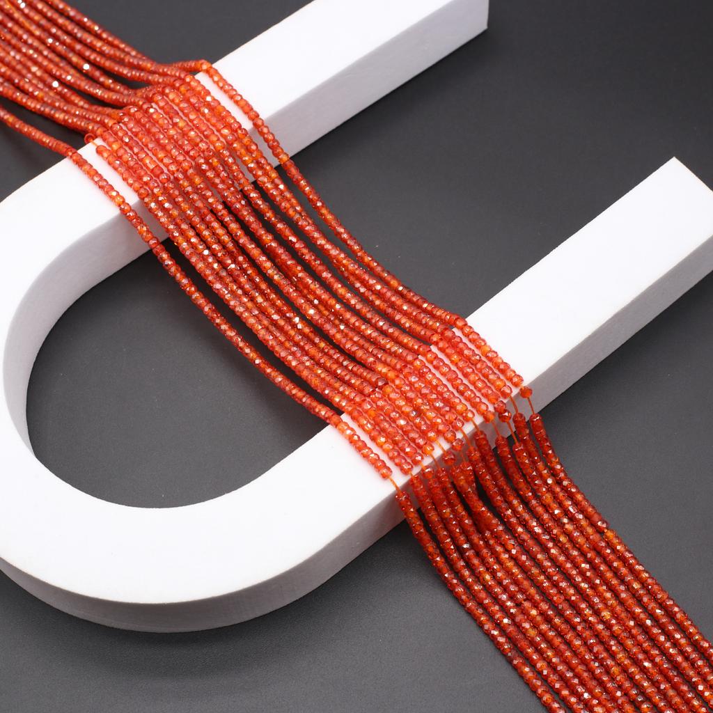 Natural Stone Beads Zircon Oval Faceted Beads Charms For Jewelry Making DIY Necklace Bracelet Earrings Accessory