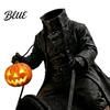Festivalové oblečení pro mazlíčky Doplňky Bezhlavý jezdec Kočičí kostým Halloween 3D Zábavný jezdecký outfit s dýní Svátek pro psy Lucerna Nastavitelný