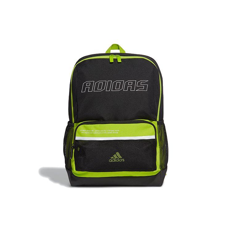 Adidas K Cl Ll Yk Polyester Backpack Unisex Backpacks Semi-Fluorescent-Green GG1046 Half Neon Green
