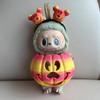 Clothes for Labubu Halloween Gradient Colorful Pumpkin Outfit Set for 1.0 3.0 Generation Figure Collectible Decor Labubu Cosplay