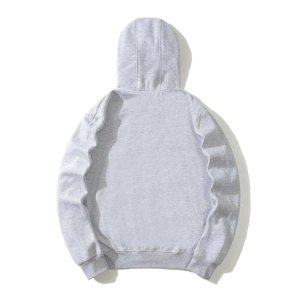 Men's And Women's Sweatshirts Fashion Casual Sweatshirt Loose Zipper Cardigan Long Sleeve Hooded Jacket