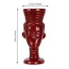 280ml Hawaii Tiki Cup Creative Cocktail Cup Beer Beverage Mugs Wine Cup Bar Accessories Ceramic Tiki Mug for Wine Enthusiasts