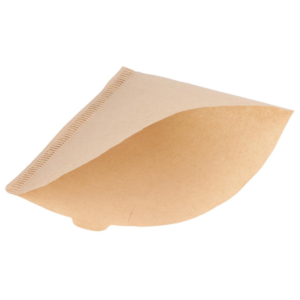 100PCS Coffee Filter Paper Disposable Natural Wood Pulp Cone Shape Coffee Strainer