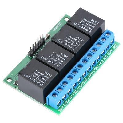 4-Kanal 5V Flip-Flop Latch Relais Bistabil Selbstverriegelnd Low-Impuls-Trigger Modul