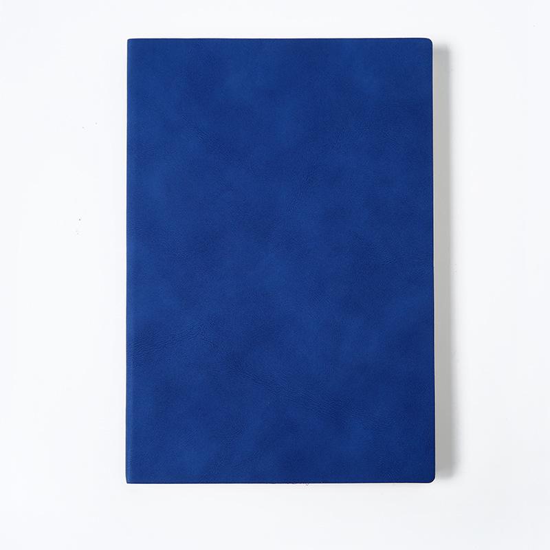 Suede-Feel Soft-Cover A5 Notebook Planner with Custom Logo