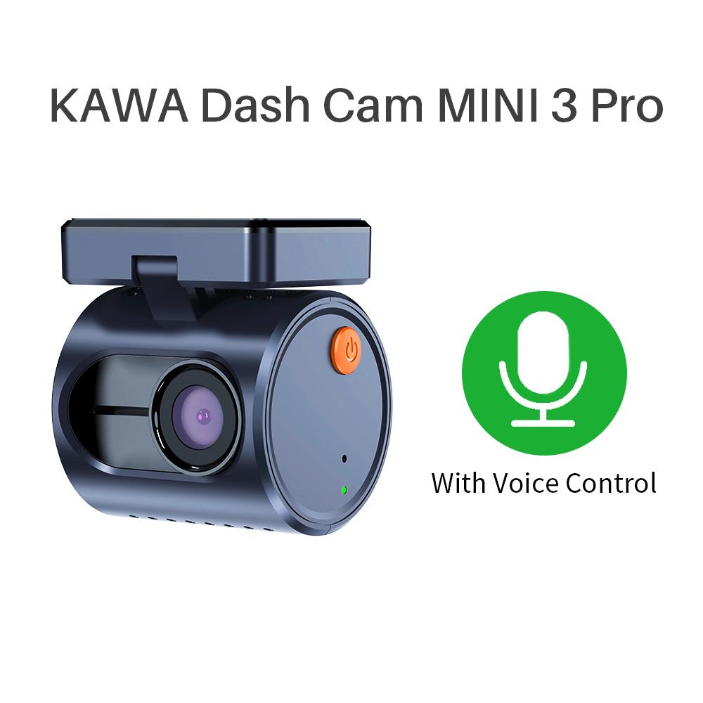 

2K KAWA MINI 3 Pro Камери для Автомобільного Відеореєстратора Маленька Відеокамера на Приладову Панель 24 Паркування Автоматичний Відеореєстратор WiFi ДОДАТОК Голосове Керування Автомобільна Відеокамера на Приладову Панель None
