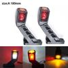 New  2pcs 3Faces White Red Yellow 12/24V LED Side Marker Light Tail Light  For Trailer Truck Van Lorry Indicator Lamp Truck Lamp