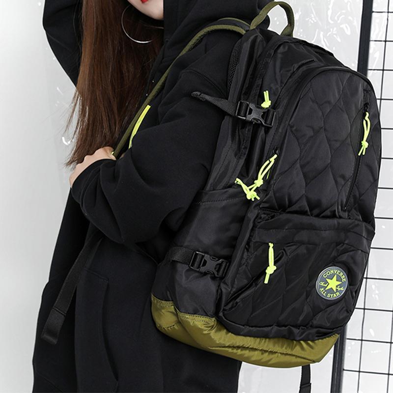 New Converse Padded Backpack Regular Unisex Black 10020807-A01