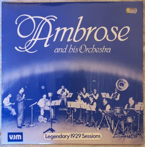 

LP Record AMBROSE HIS ORCHESTRA Legendary 1929 Sessions HAL19 Halcyon Records 1987 UK Jazz Used