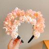 Beautiful Handmade Flower Headband Chinese Traditional Flower Hair Adornments Suitable for Traditional Chinese Dress