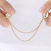 Chain Magnetic Buckle for Clothes T Shirt Shortening Magnets Strong Pin Buckle Wrist Tie Button for Long Pants Sleeves Trousers