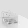 Non-Slip Documents Stand Reusable Desktop Bookshelf Practical Transparent Bookends  Home