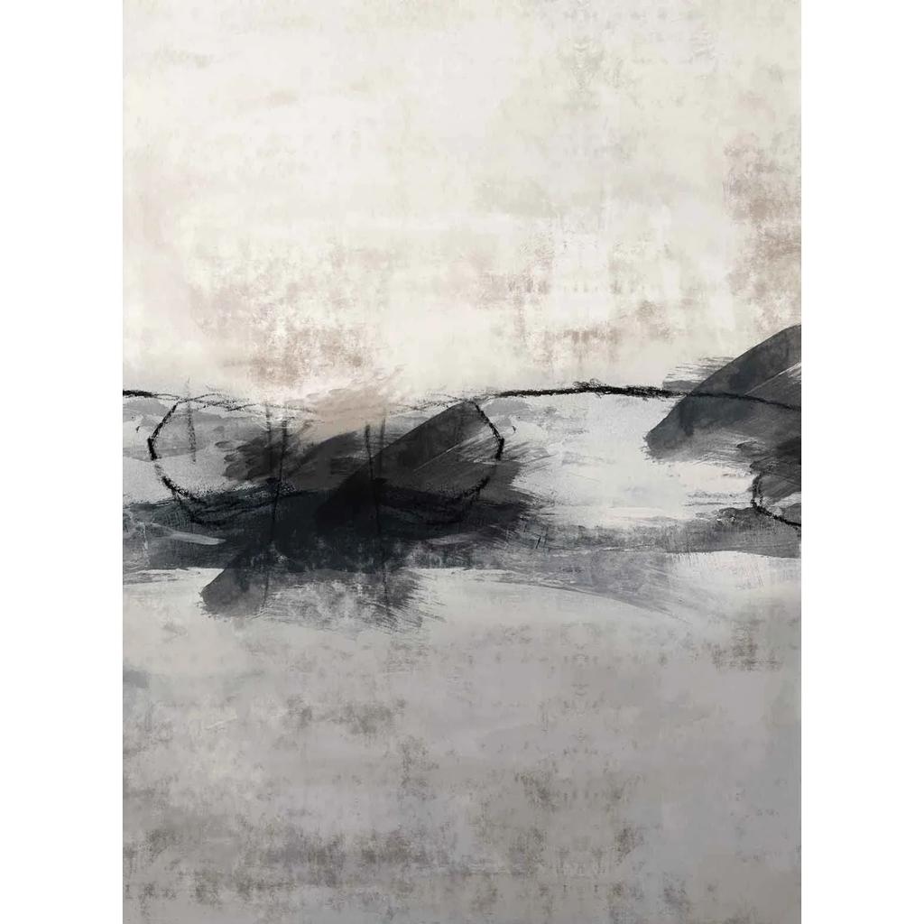 Neutral Beige Gray Simple Abstract Landscape Gallery Wall Art Posters Prints Canvas Painting Nordic Modern Wall Picture Decor