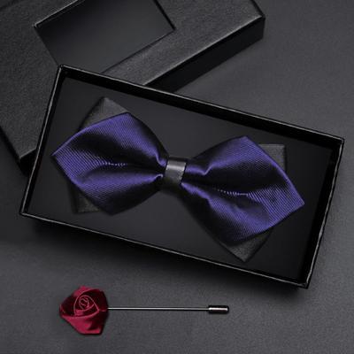 Geschenkbox Herren Fliege Männlich Trauzeuge Bräutigam Bordeaux Schwarz Fliege Formelle Hochzeit Britische Koreanische Version Fliege
