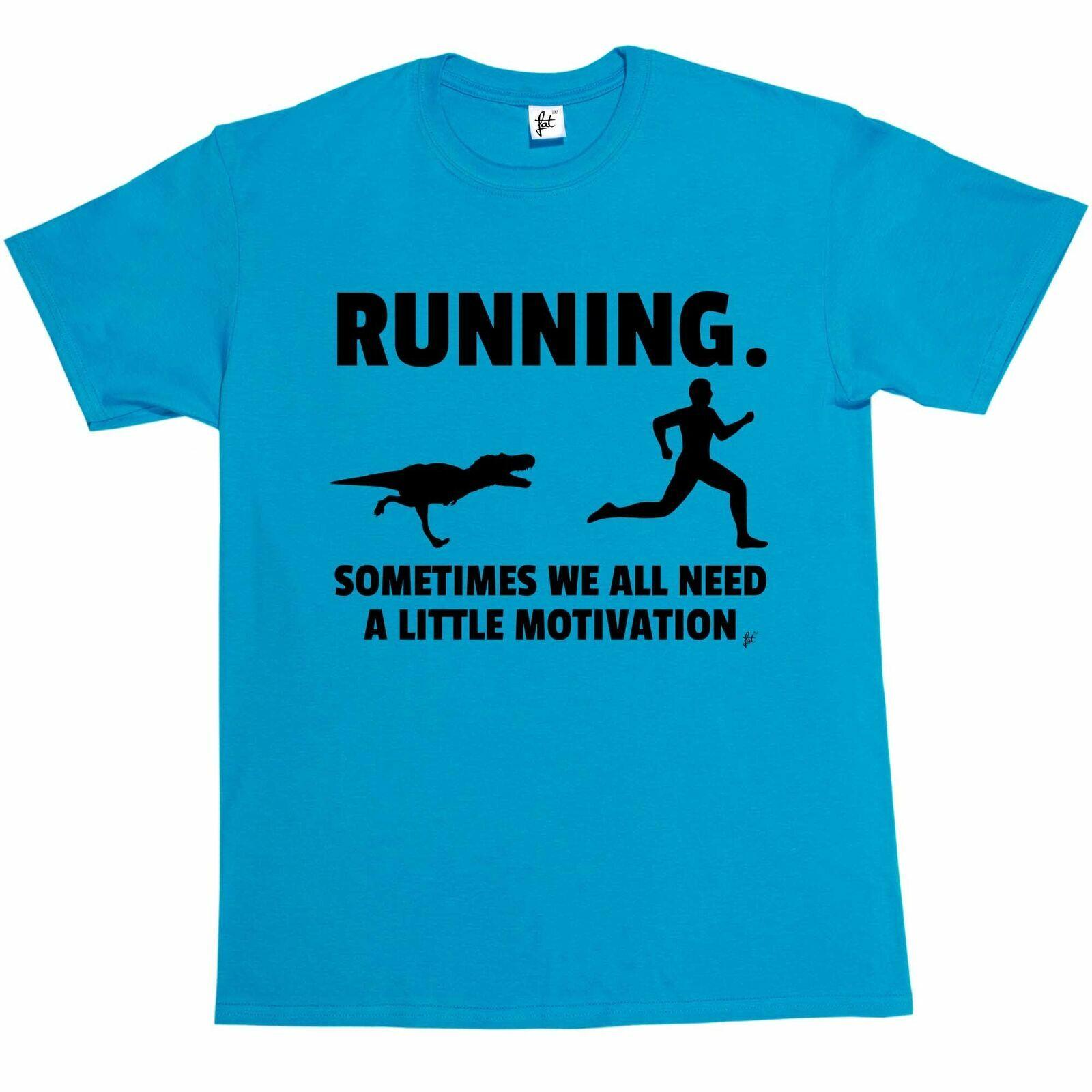 Running. Sometimes We Need Motivation Mens T-Shirt S разноцветный