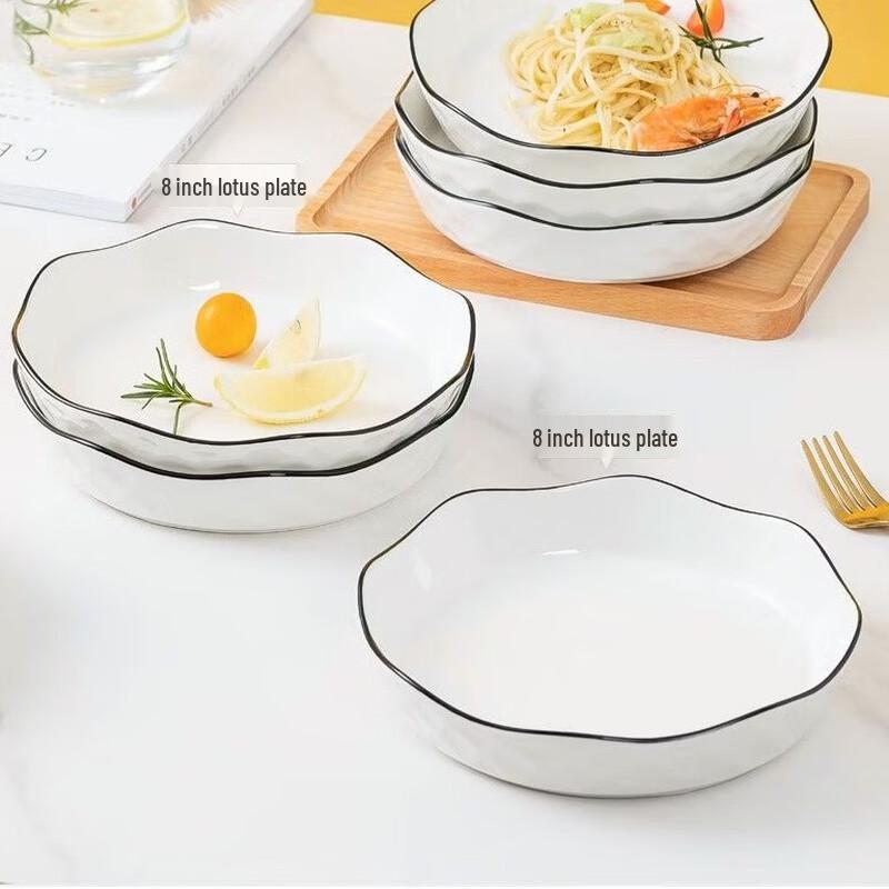 ZISIZ Ceramic Multi-purpose Plate Set