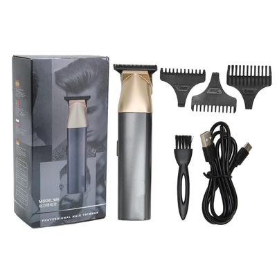 Electric Hair Clipper T Shape Blade Professional USB Charging 1500mAh Low Vibration Noise Hair Cutting Trimmer