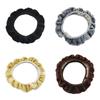Universal Mesh Fabric Steering Wheel Plush Car Steering Wheel Cover Set Warm Soft Fuzzy Plush Winter Car Accessories Interior