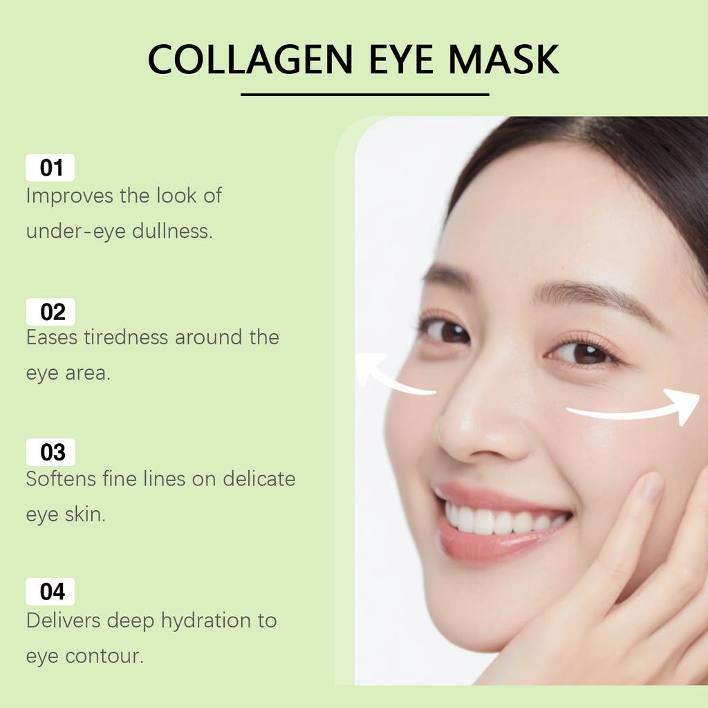Collageen Oogmasker Patches Hydraterend Verstevigend Tegen Donkere Kringen Verwijder Oogzakjes Ogen Verzorging Gel Masker Pads Oog Huidverzorging