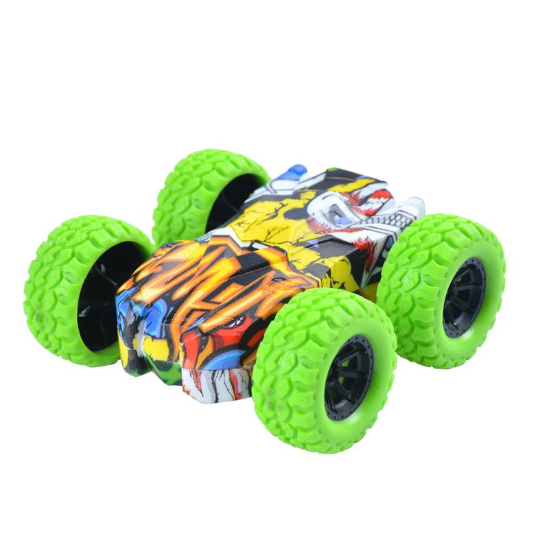 Cute Vehicle Toys Crashworthiness And Fall Resistance Safety Shatter-Proof Model Boy Funny Toy For Kids Double-Side Inertia Car
