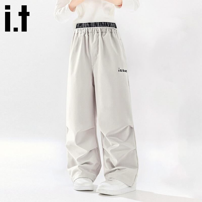 

Izzue Boys Casual Loose Straight-Leg Trousers 120/53