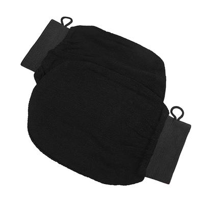 Manopla de Exfoliación para Hammam Marroquí Negra, Guante Mágico Exfoliante, Guantes de Baño Exfoliantes