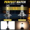 2Pcs 20000LM H4 H7 LED Headlight Bulbs 1:1 Mini Canbus H1 H11 H8 Led Lamp 9005 HB3 9006 HB4 Car Headlamp Fanless DRL Light Auto Fog Lamps 6500K White