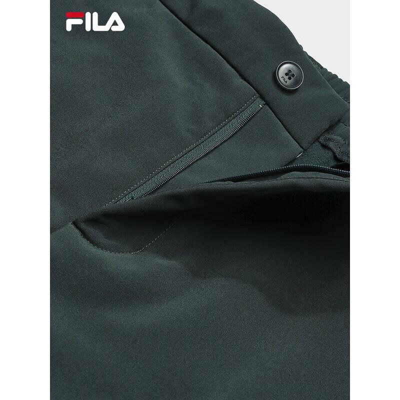 FILA Men's Woven Winter Fleece-Lined Straight-Leg Pants